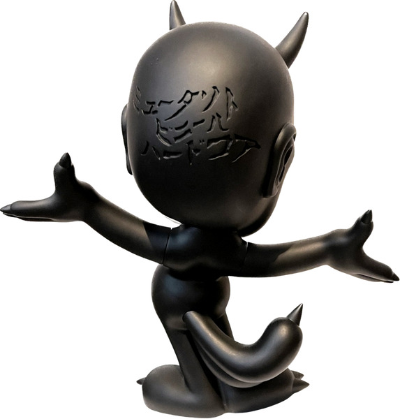 MVH Mascot, Mutant Vinyl HARDCORE, Devil in Black and White, about 2 feet Tall