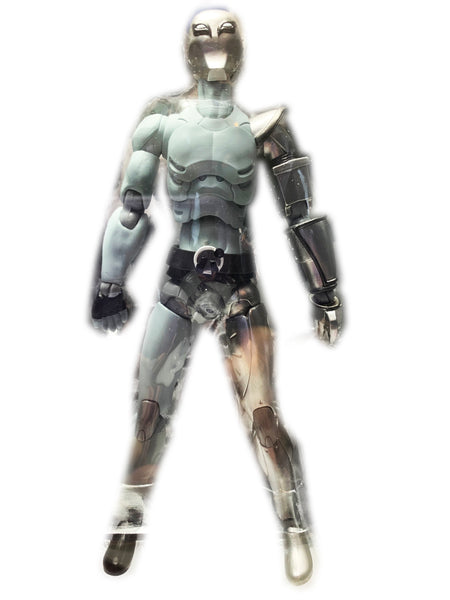 AITSURER (5.5")Action Figure by 1000Toys + NU:SYNTH + PUNK DRUNKERS, 2018, Poseable in a Great Number of Positions.
