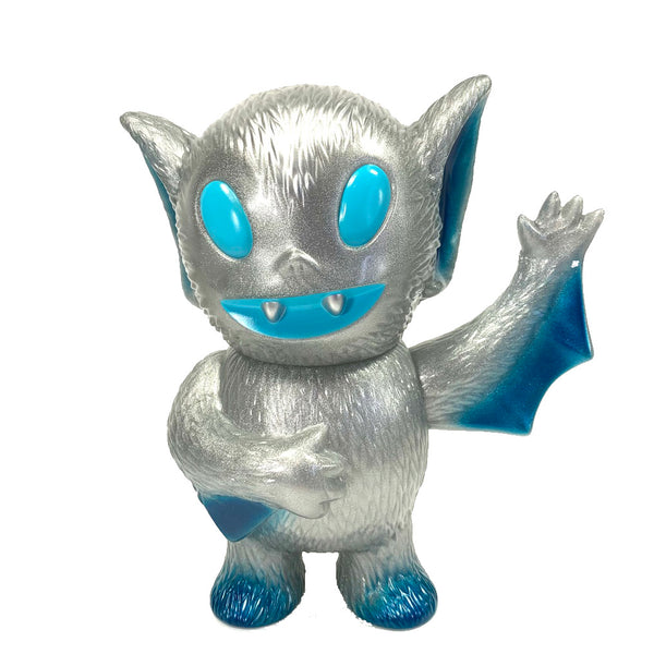 Bat Boy (Silver) By Brian Flynn, Designed in 2016, Standard 6" tall, One of Many Variants and Many Limited and Rare, Made in Japan BY SUPER7