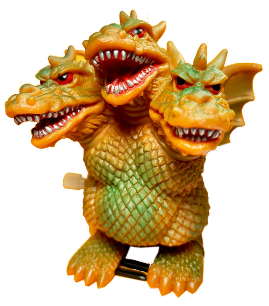 Fewture Models King Ghidorah 1972, By Art Storm Co. Ltd., 2006, Wind Up Walking Vinyl 3.25"Tall, Boxed