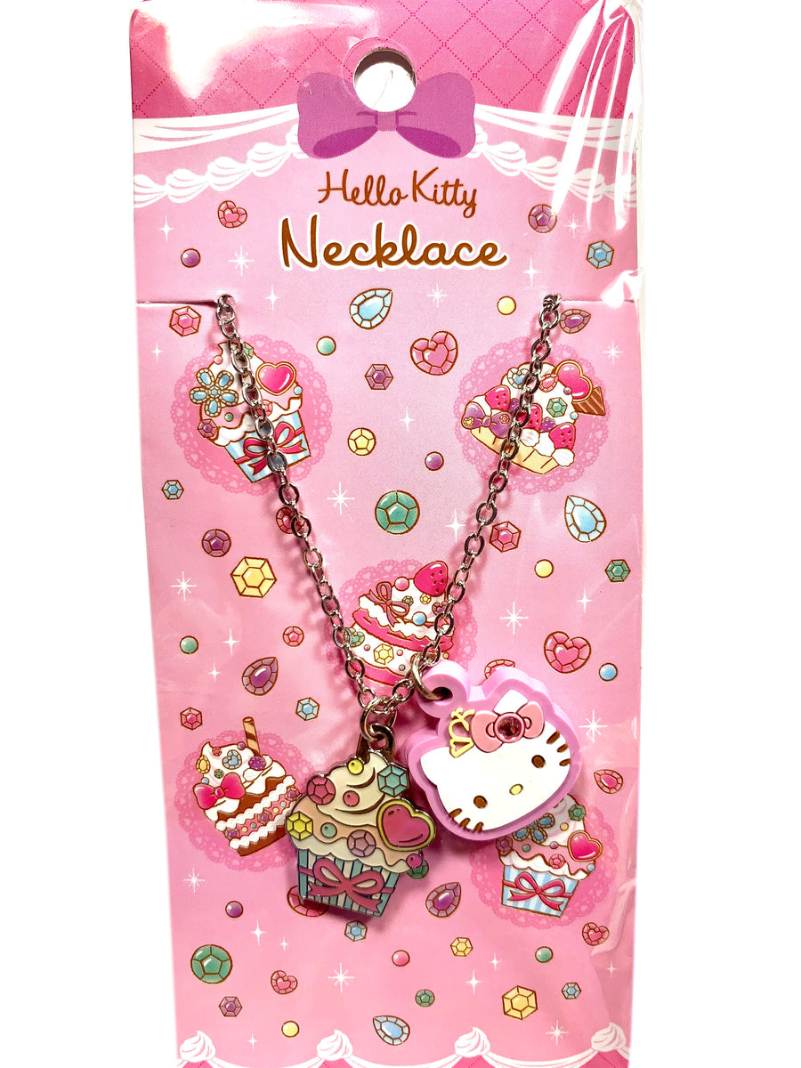 Hello Kitty Necklaces, 3 Designs, Soft Hello Kitty Face and Enameled C ...