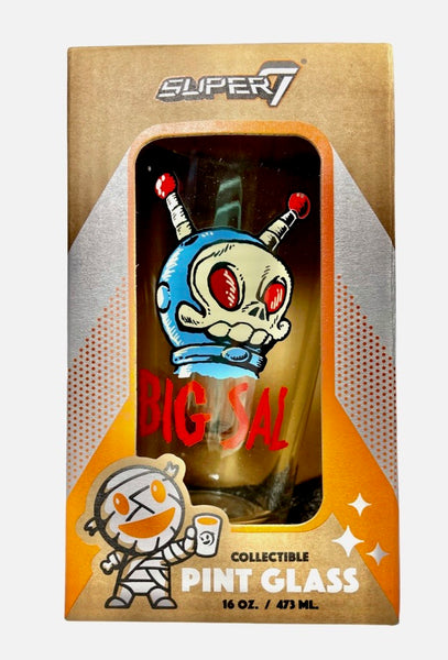 Super7, Big Sal On A Pint Glass, Drive-Thru Drinkware, 2009