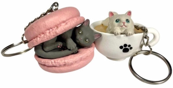 Cafe de Meow Keychains (Random)