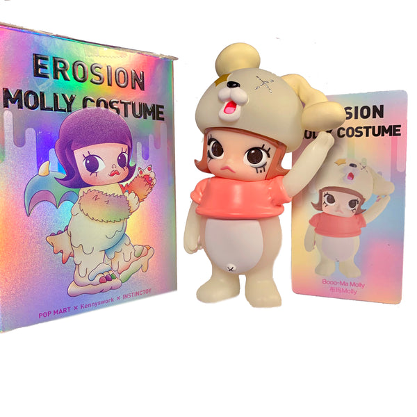 Erosion Molly Costume Series,  GID BOOO-MA MOLLY, 4" Tall, Molly x Instinctoy, 2021 by Popmart