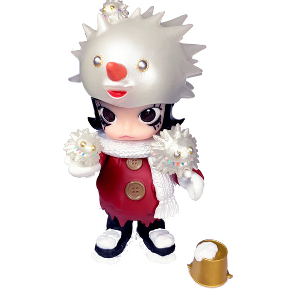 Erosion Molly Costume Series, SNOWY MOLLY, 4" Tall, Molly x Instinctoy, 2021 by Popmart