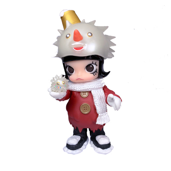 Erosion Molly Costume Series, SNOWY MOLLY, 4" Tall, Molly x Instinctoy, 2021 by Popmart