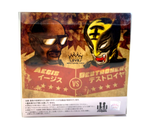 Fight of the Century, AEGIS vs DESTROYER 4" Tall by Next Level Toys w/accessories
