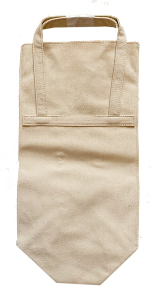 Hello Kitty Lunch Bag or Wine Bottle Tote, Liquid Proof Coating Inside on Heavy Canvas, 8"x14"x 5"