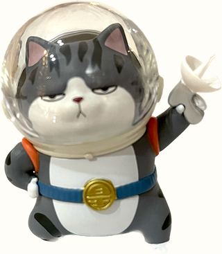 *Wuhuang & Bazahey Roaming the Galaxy! CAPTAIN CAT - by 52Toys collectible