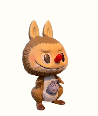 Labubu Kangaroo with Baby in the Pouch collectible