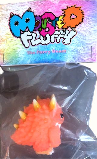 Monster Fluffy Red GID, New Sealed in Bag collectible