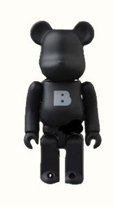 BEARBRICK Series 48, BASIC K, E, or @  - 100%, Card and Box Included. No letter B, (picture for BASIC reference only) collectible