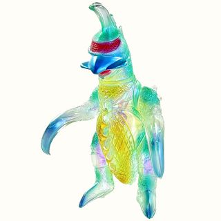 *Bullmark Clear Gigan w/opalescent paper inside, 9" Tall, New in Unopened Bag.  Click Photo To See 3 Views. collectible