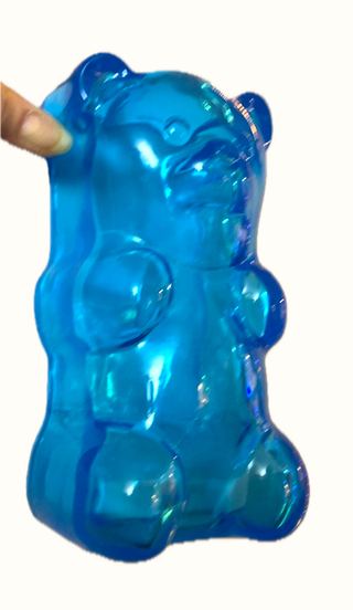 *Gummy Bear Night Light, Blue, No Batteries, Cord for Charging is included. collectible