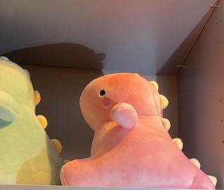 *Dino PINK Small 8" Super Soft and Squishy collectible