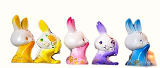 5 Flower Bunnies collectible