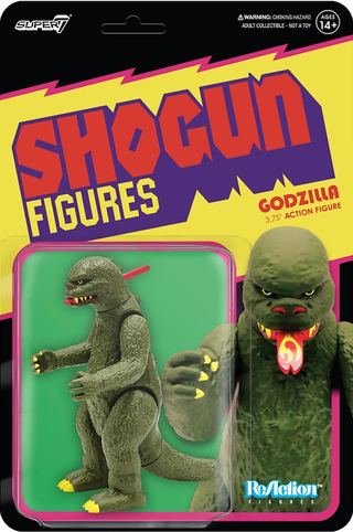 *Super7 Shogun GODZILLA  ReAction Figure, Carded, With Atomic Breath Feature collectible