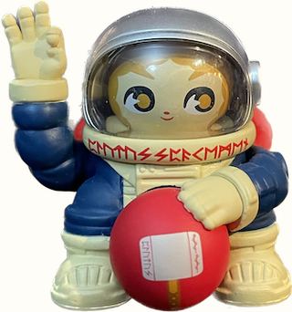 *Plutus Mayan Female Astronaut. Box and Card Included. Legacy Series. collectible