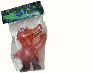 *Super7 Mummy Gator Red/Blk, Standard Size,Transparent collectible