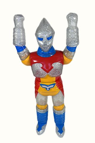 Jet Jaguar Clear with Silver  - New in Bag w/ Header,  by GigaBrain collectible