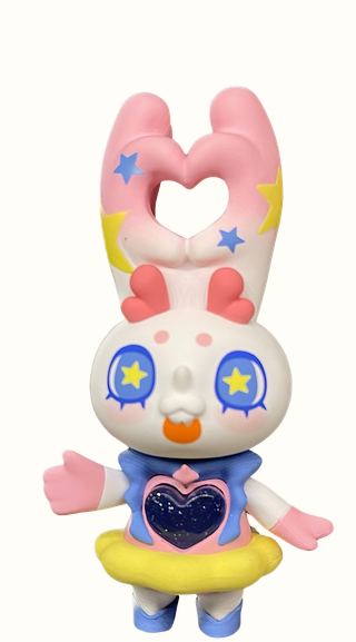 *Rameo Space Bunny "STAR PRINCESS" 3.5" Tall