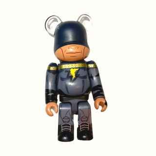 *BEARBRICK Series 45, BLACK ADAM,100%, has card & also box collectible
