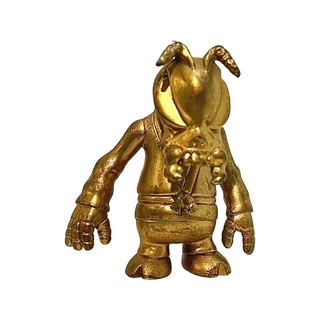 SKULLBEE - Gold 2" Vintage collectible