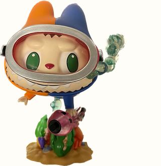 *Labubu Zimomo Diver, Window Boxed, Adorable, Limited Edition.