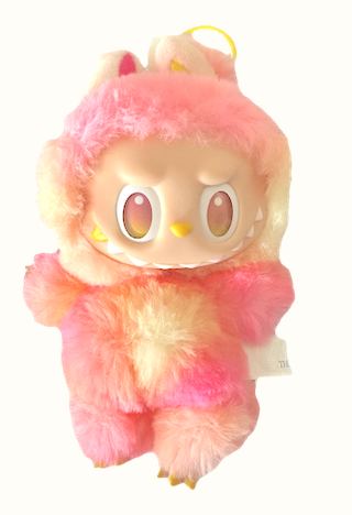 Big Into Energy, LOYALTY, Pink/Yellow, 100% Pop Mart Labubu collectible