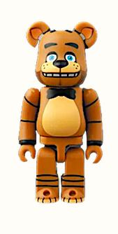 BEARBRICK Series 48, 5 Nights At Freddie's, 100%, Has card and box collectible