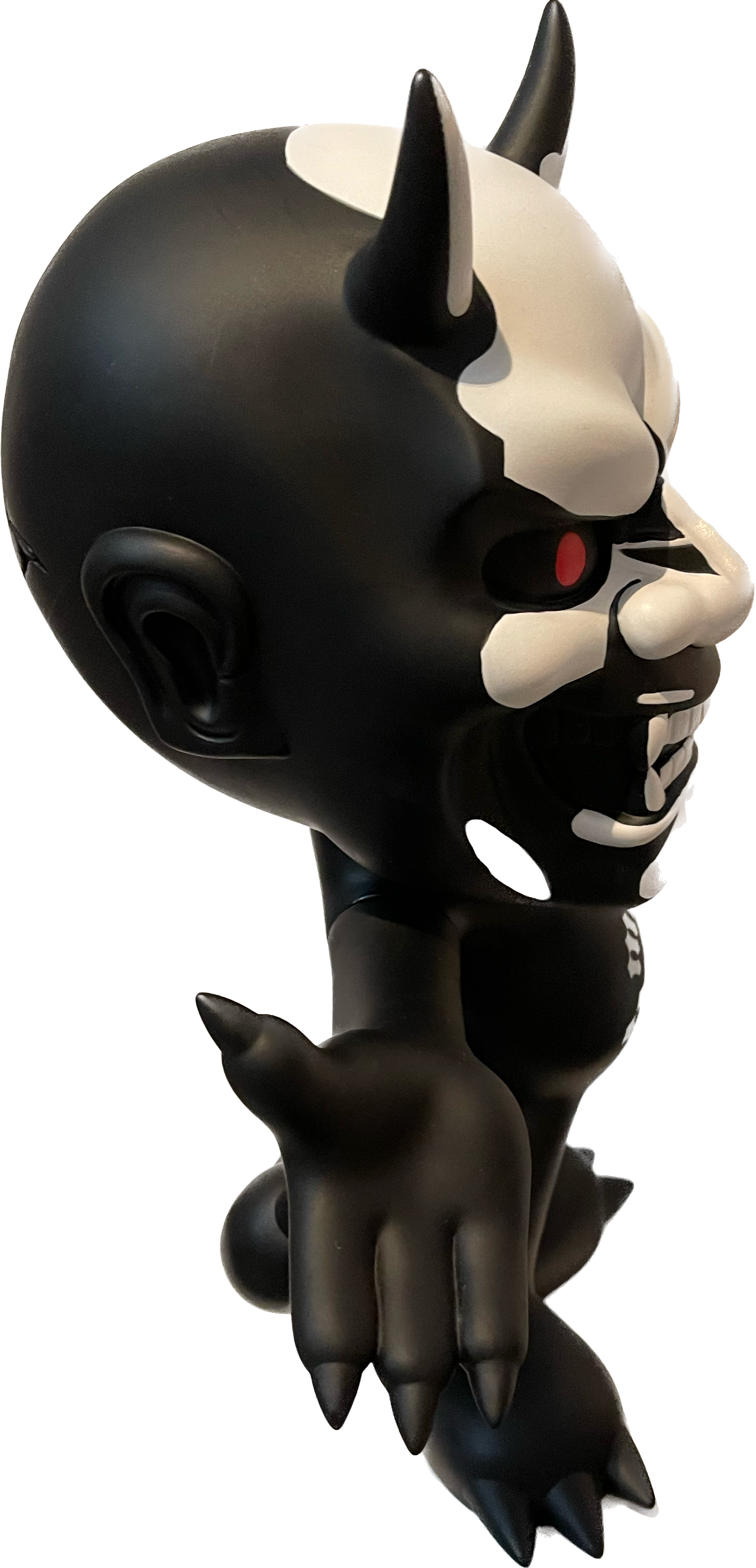 特撮 MutantVinylHardcore MVH DX OmegaDeath MVH-Black-n-Orange-Marbled-