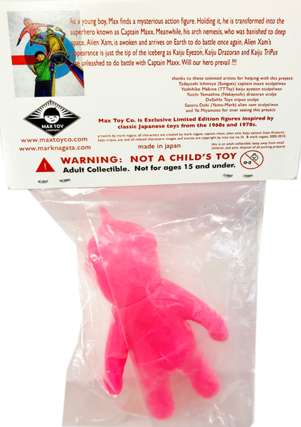 Captain Maxx Mini, 3.25" Tall, New in Bag, White or Bright Pink by Mark Nagata of Max Toys