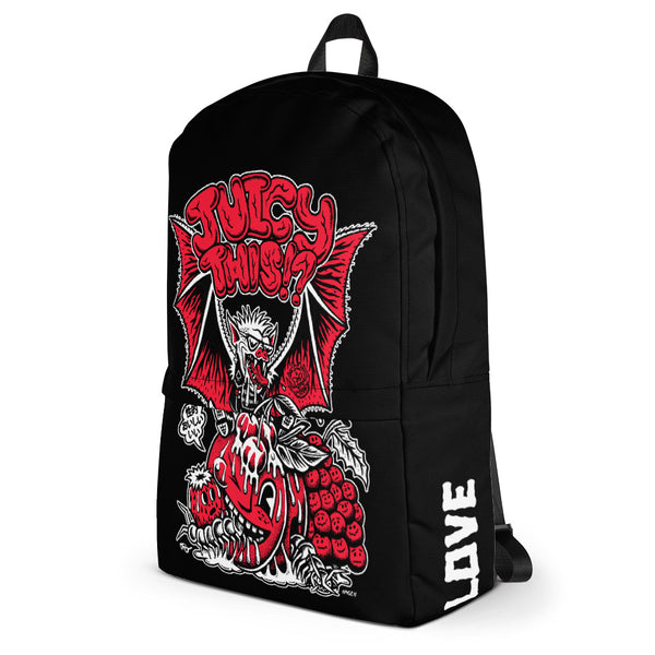 JUICY THIS!? Backpack with Alex Hagen Illustration!