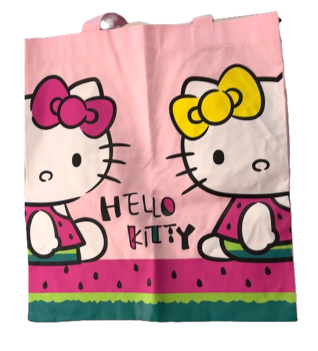 Hello Kitty Soft Cotton Tote Bag (watermelon)