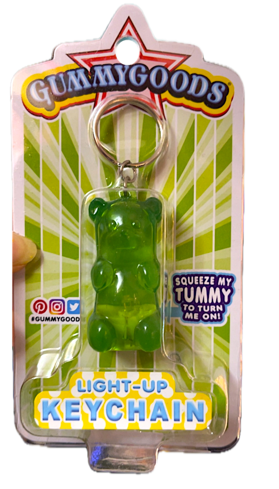 *Gummy Bear light up keychain