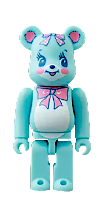 BEARBRICK Series 48, CUTE SWEETIE BEAR, 100%, Has card and box