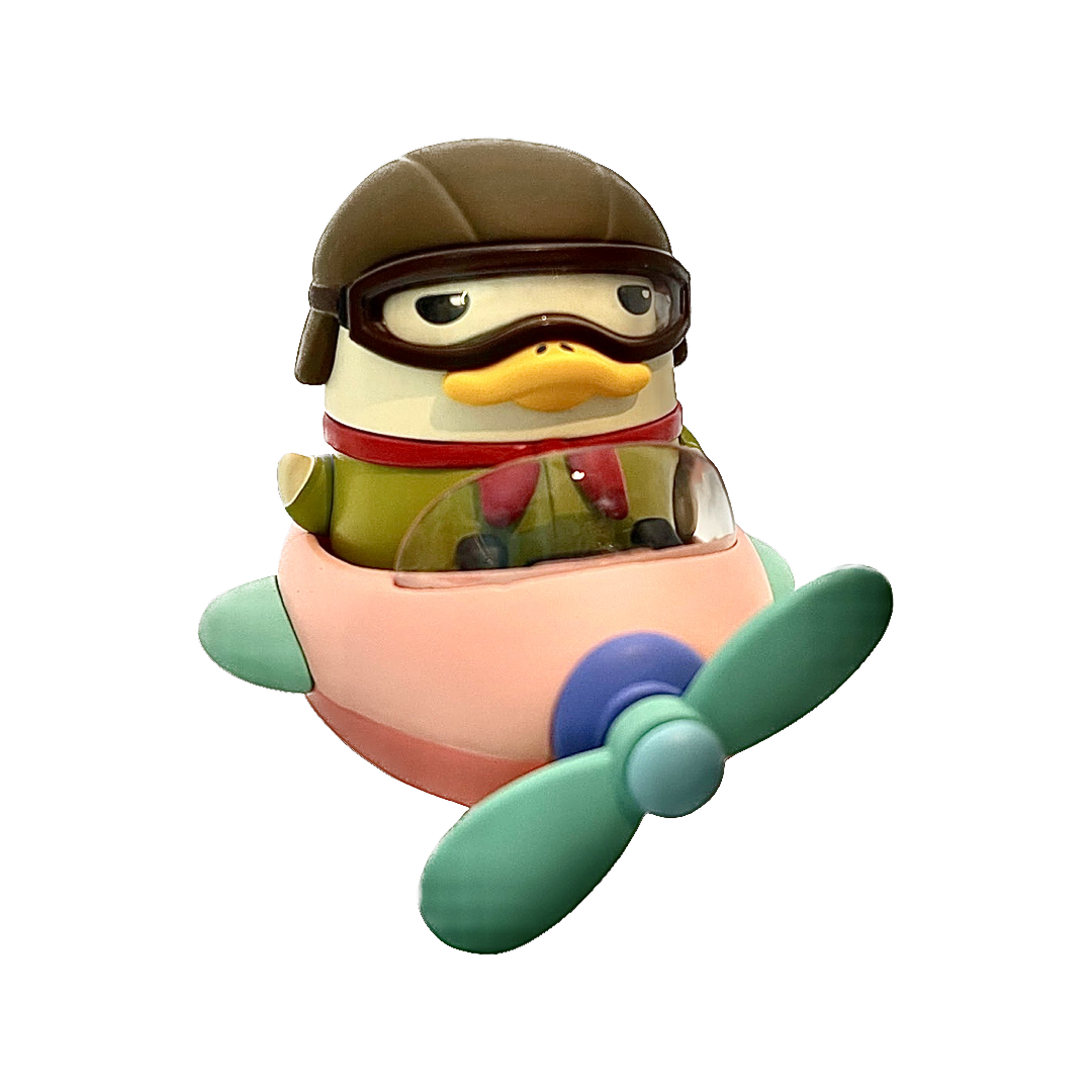 *Duckoo Piloting a Small Airplane