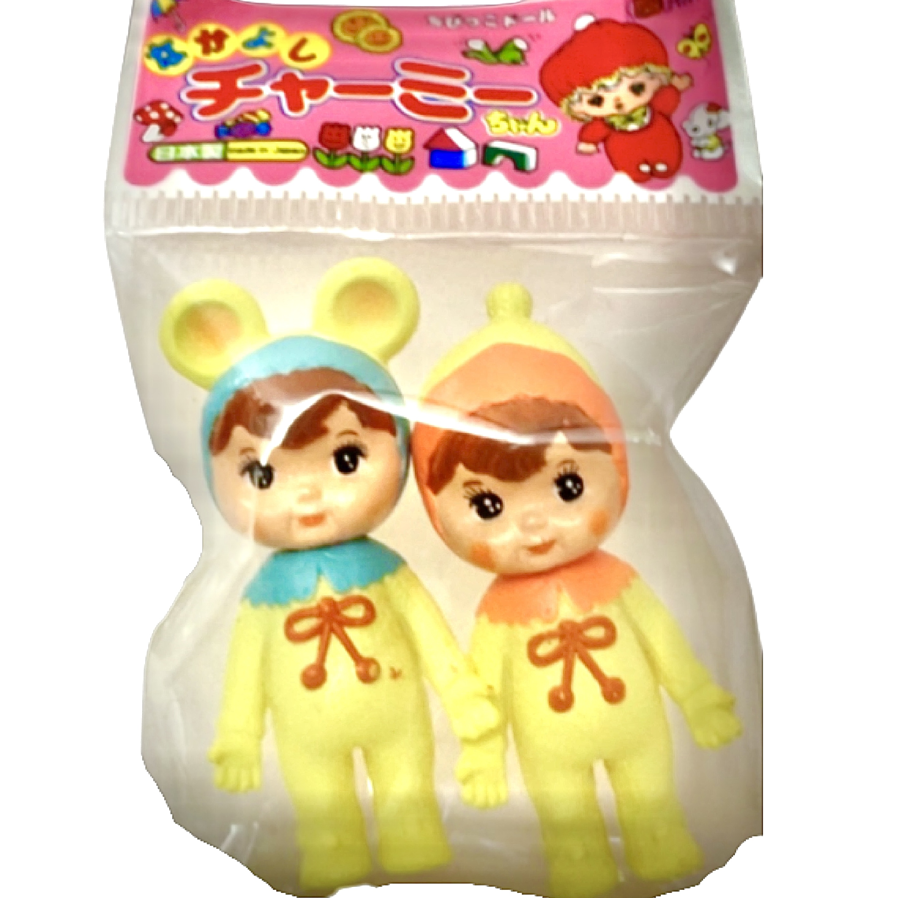 Kodama Miniatures 2 Charmy Chan Dolls in yellow suits