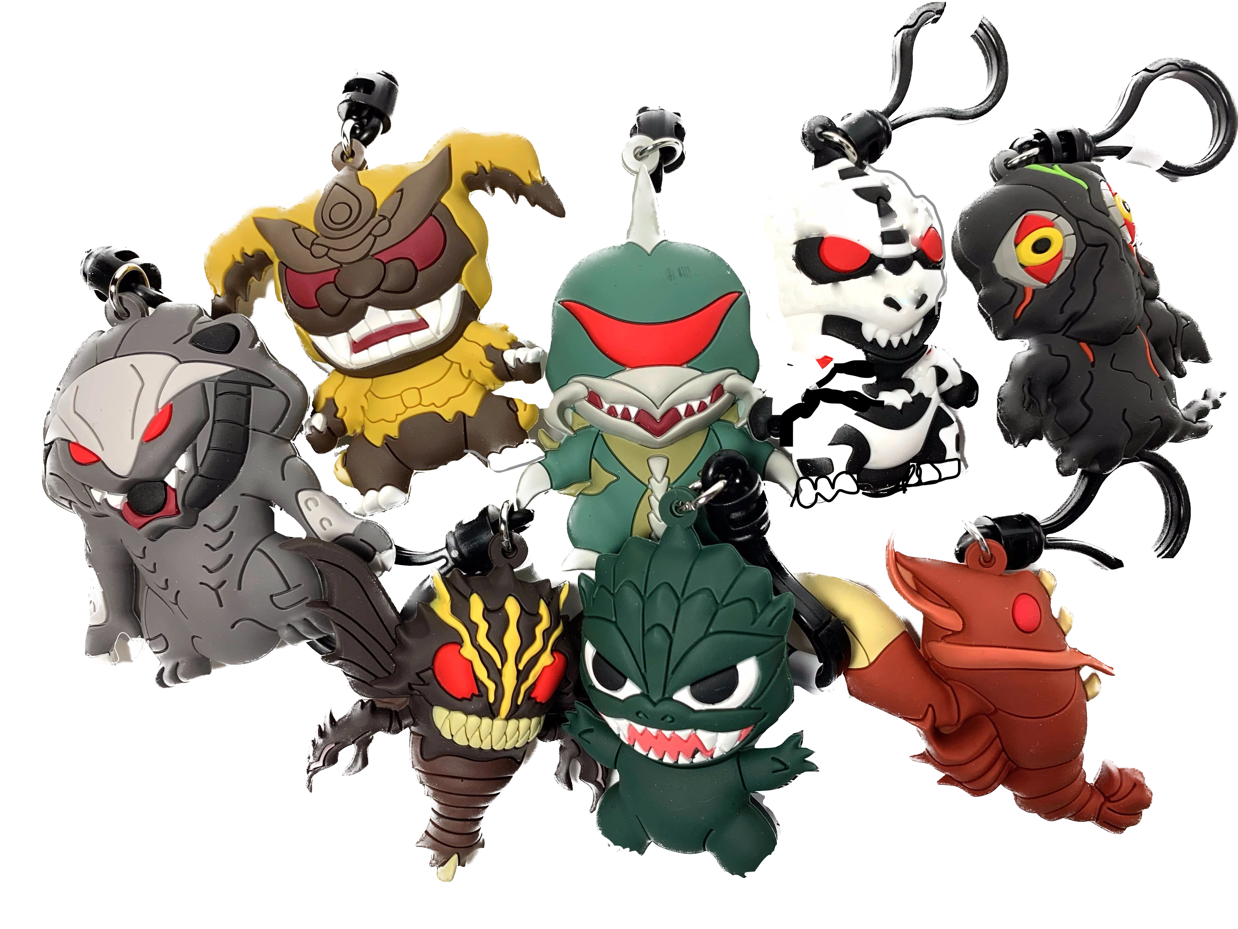 *Godzilla Series 3, EBIRAH Bag Clip,  2.5", Open Blind Bag