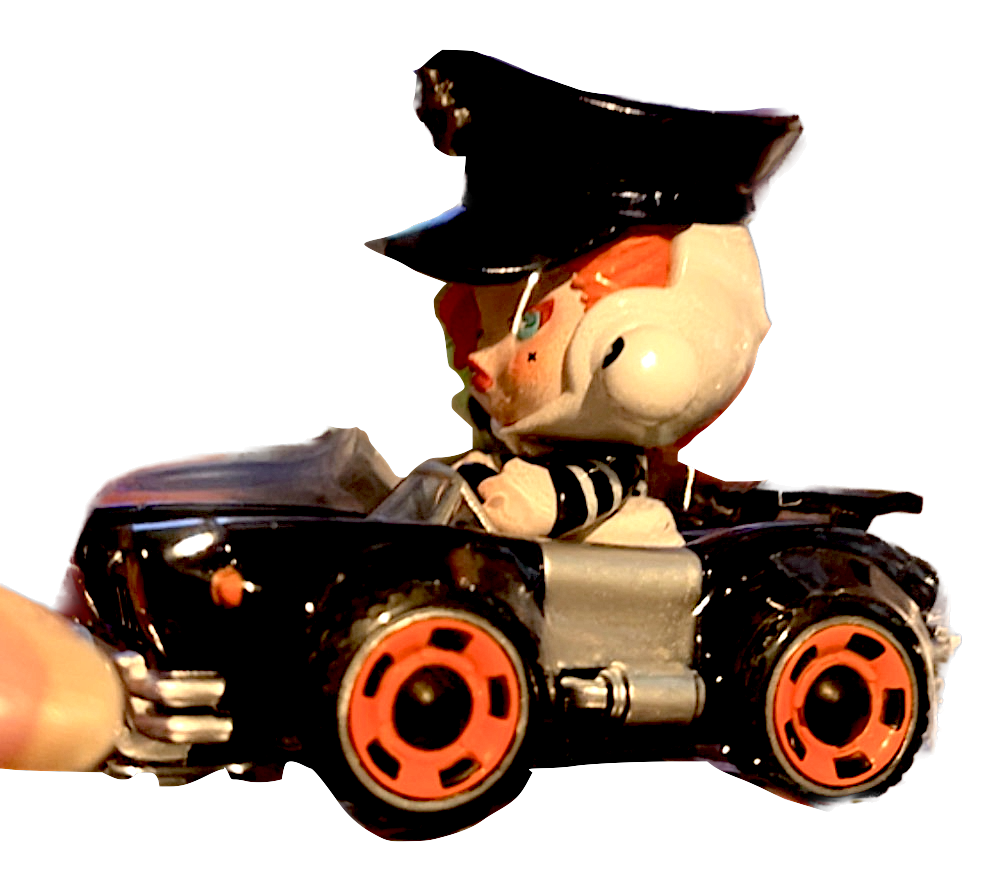 Skullpanda police car
