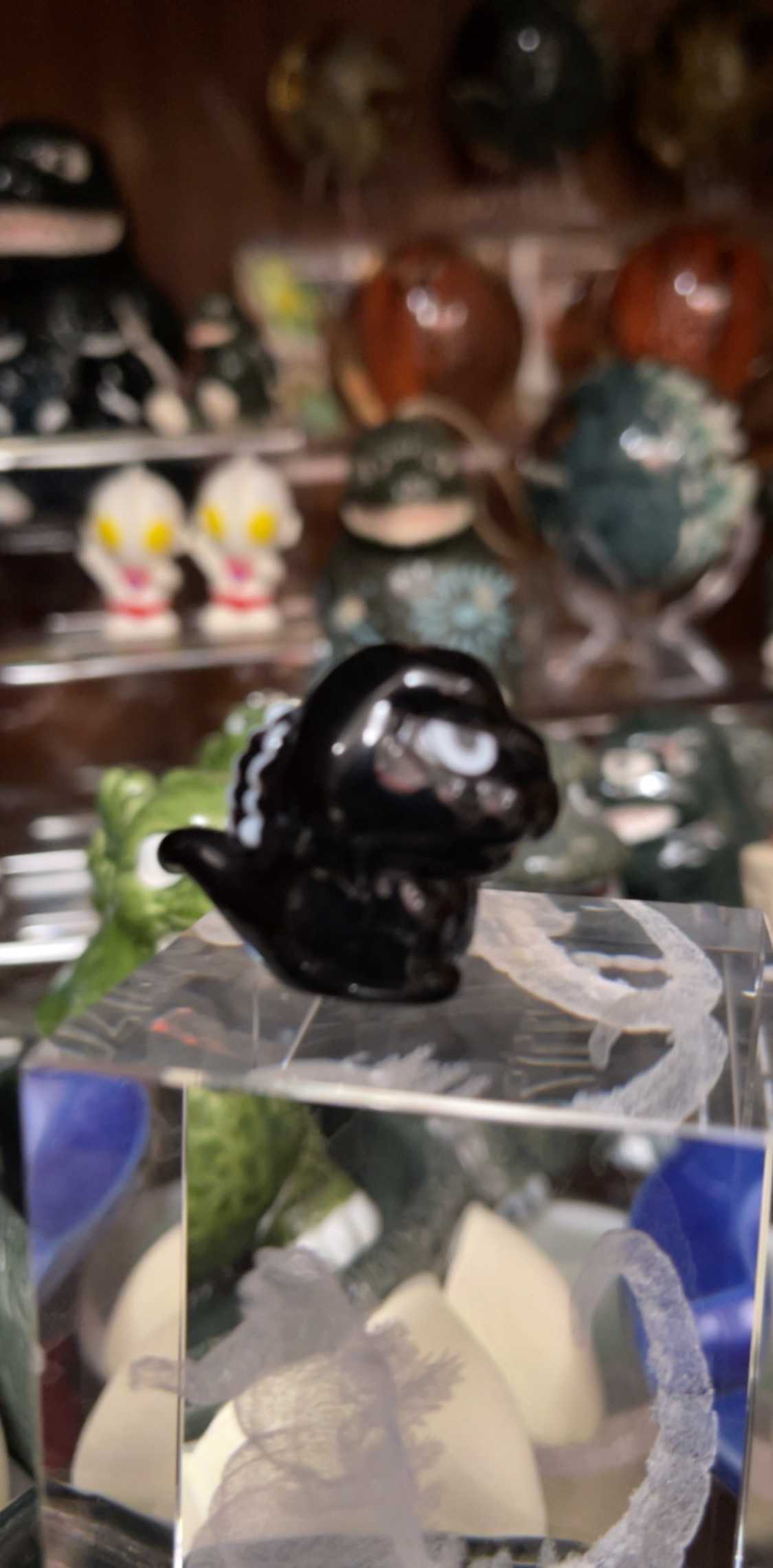 *Godzilla 1" glass figure comes with miniature movie poster