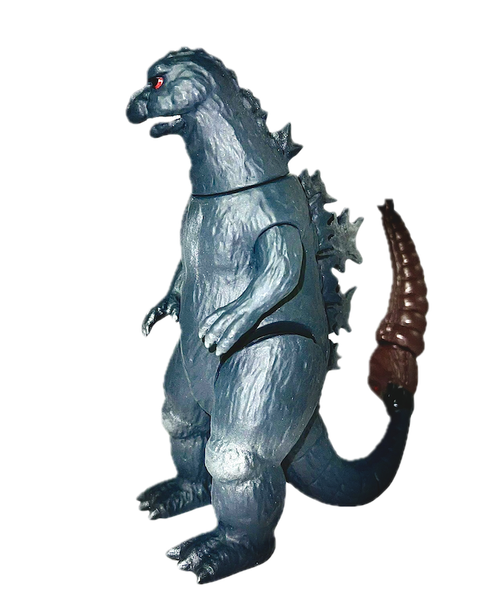 *CCP GODZILLA 64, MIDDLE SZ Series, 8th Edition, 5.25" Tall, Bagged With Header, Matte paint Godzilla Blue