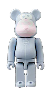 BEARBRICK Series 48, Blue Gelato, 100%, Has card and box