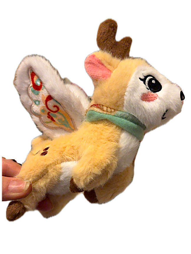 Flying Reindeer Plush Pendant/Key Chain