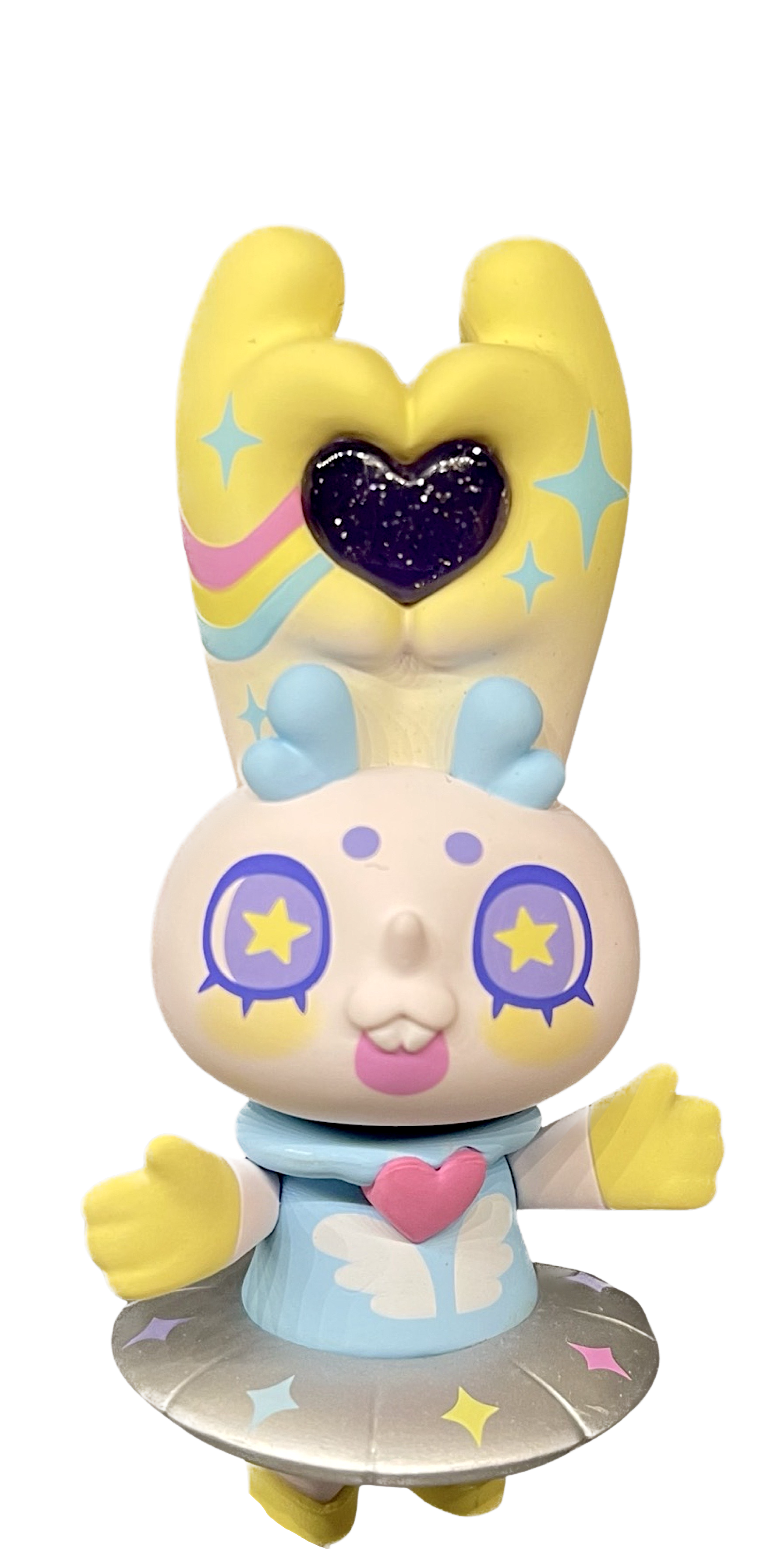 *Rameo Space Bunny "RAINBOW ANGEL" 3.5" Tall