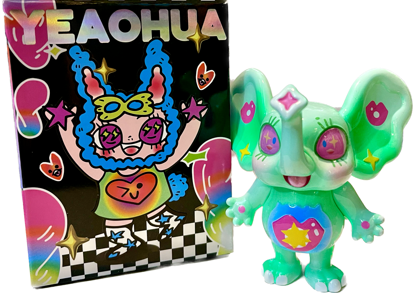 YEAOHUA, Rabty Series by Agan + Finding Unicorn, Elephant "Rainbow"