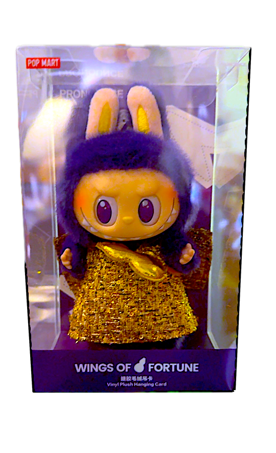 Labubu, Purple + Gold, Wings of Fortune, Limited, 100% Genuine PopMart Thailand Release.