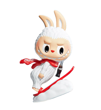 Labubu coca-cola Skiing "Snowy Mountain" Genuine Pop Mart