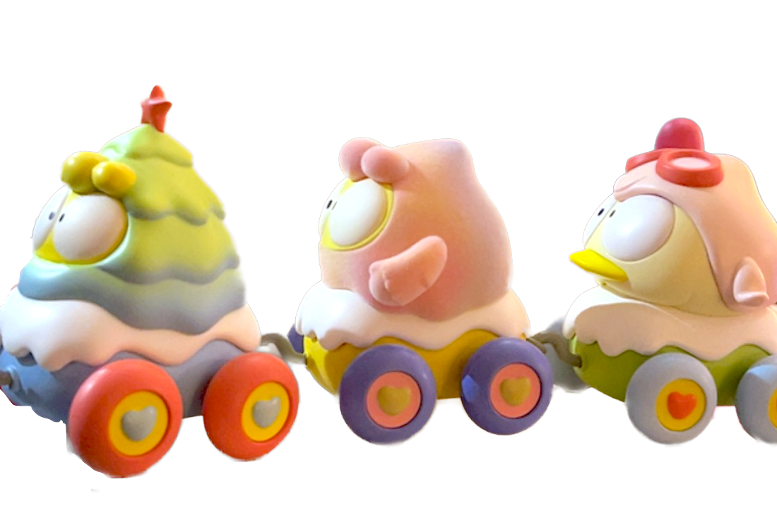 Set Of 3 Chonky Peach Boys - That's Only $2.00 Each