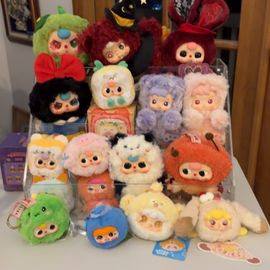 Assorted Plush Pendant dolls - 4 Types, By Size and/or Brand, Color or Function - ie. - YaYa, BB3, ASK TO SEE